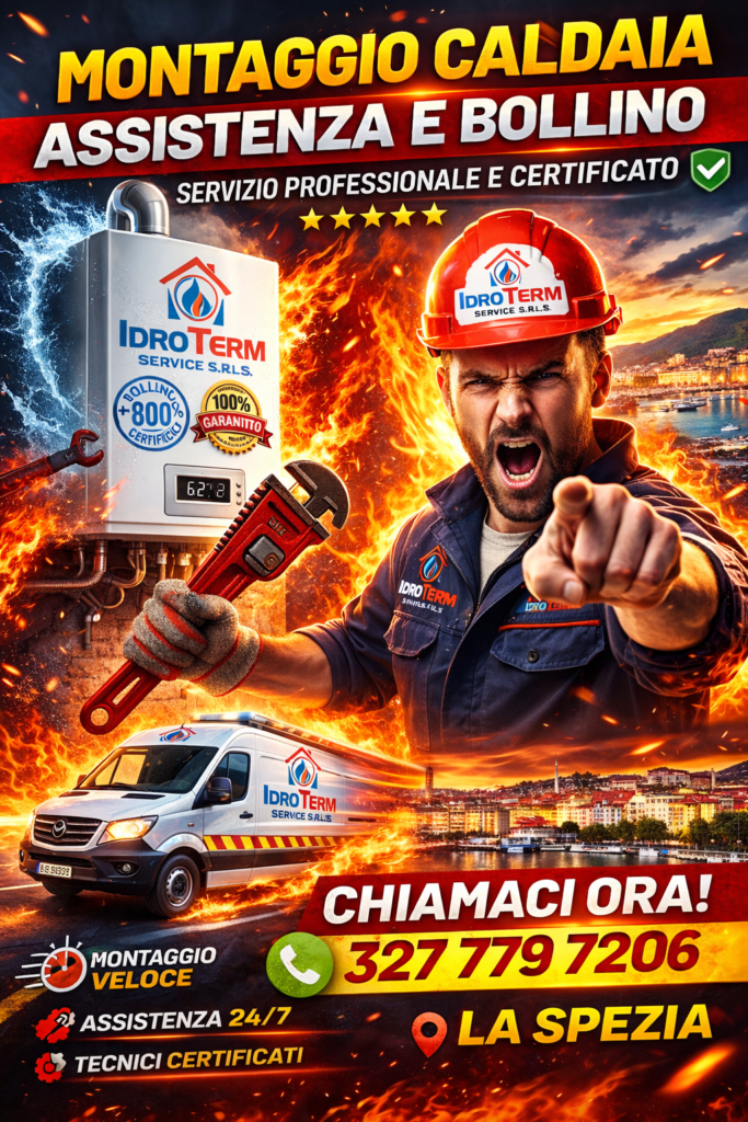 Montaggio Caldaia Assistenza, Bollino e Ispezione Canne Fumarie a La Spezia