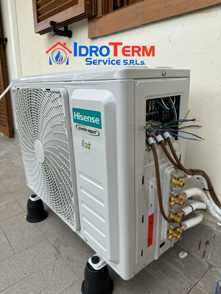 Montaggio condizionatore dual split Hisense Massa Carrara