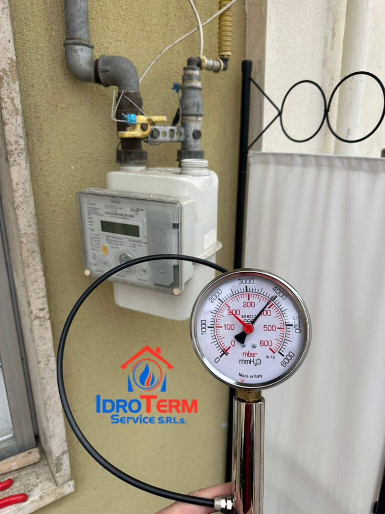Prova di tenuta impianto gas a La Spezia