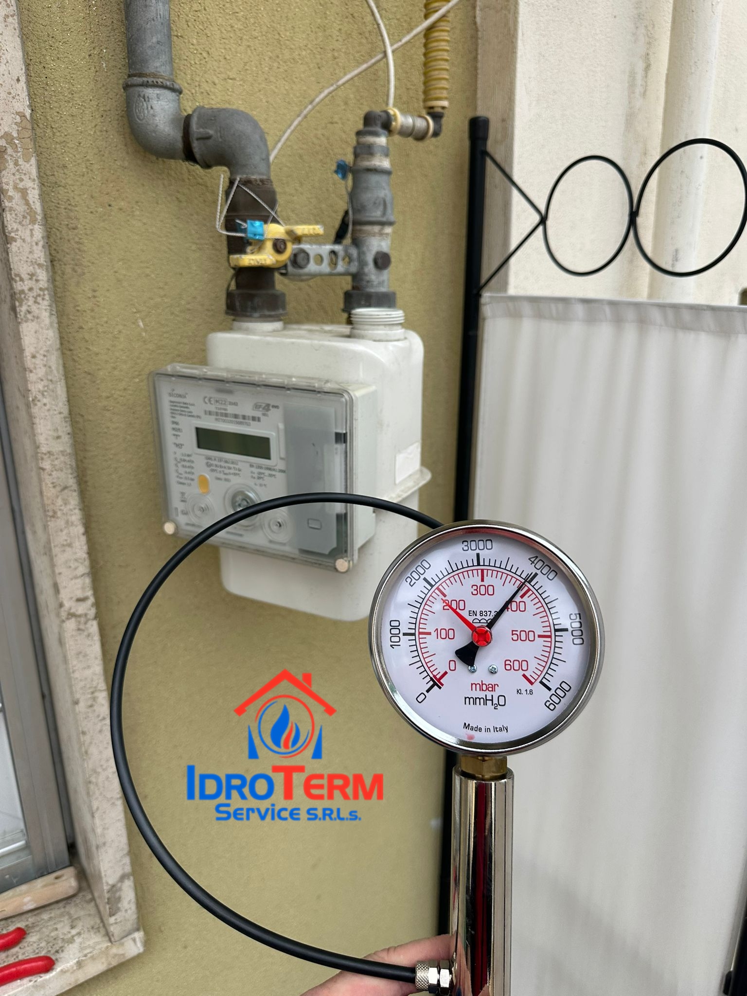 Prova di tenuta impianto gas a La Spezia